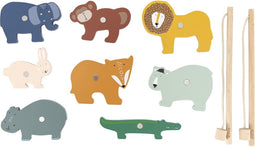 Trixie Houten Visspel - Hengelspel met 8 Diertjes - Voor Jongens en Meisjes - FSC Hout - Stimuleert Motoriek en Coördinatie