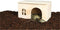 Trixie - Huis Hamster - Hout - Spijkervrij - 28X18X16 cm
