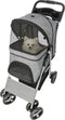 TRIXIE Huisdieren wandelwagen inklapbaar grijs | Dierenmand