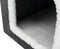TRIXIE Huisdierengrot Livia 38x41x44 cm grijs en wit - Dierenmand