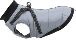 Trixie Jas Pontis Met Tuig Grijs - Hondenkleding - 40 cm