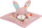 Trixie junior knuffeldoek konijn met valeriaan (13X13 CM)