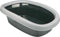 Trixie Kattenbak Carlo. Met Rand Donkergrijs - Kattentoilet - 38x17x58 cm