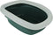 Trixie Kattenbak Carlo. Met Rand Donkergrijs - Kattentoilet - 38x17x58 cm
