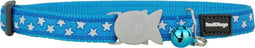 Trixie Kattenhalsband met Belletje - blauw/sterren