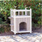 Trixie - Kattenhuis - Cat's Home - Met Balkon - Grijs/Wit - 45X65X45 cm