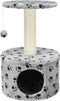 TRIXIE - Kattenkrabpaal - Junior - Toledo - 61 - cm - grijs