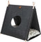 Trixie Kattenmand Tent Elfie Met Kussen Vilt Antraciet