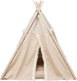 Trixie - Kattenmand - Tipi Boho - Beige - 55X55X65 cm