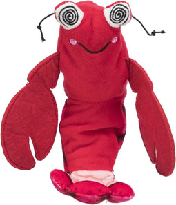 Trixie - Kattenspeelgoed - Spartel Garnaal - Stof - Catnip - Rood - 23 cm