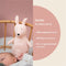 Trixie Knuffel Groot - Mrs. Rabbit - Zachte knuffels - Dieren knuffels - Eerste knuffel - Konijn - Roze