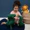 Trixie Knuffel - Mr. Crocodile - Dieren Pluche - Krokodil - Eerste knuffel voor Baby - 100% biologisch katoen - Groot