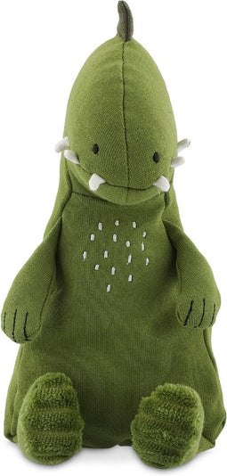 Trixie Knuffel - Mr. Dino - Dieren Pluche - Dinosaurus - Eerste knuffel voor Baby - 100% biologisch katoen - Klein