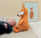 Trixie Knuffel - Mr. Fox - Dieren Pluche - Vos - Eerste knuffel voor Baby- 100% biologisch katoen - Groot