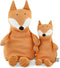 Trixie Knuffel - Mr. Fox - Dieren Pluche - Vos - Eerste knuffel voor Baby- 100% biologisch katoen - Groot