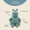 Trixie Knuffel - Mr. Hippo - Dieren Pluche - Nijlpaard - Eerste knuffel voor Baby - 100% biologisch katoen - Groot