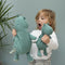Trixie Knuffel - Mr. Hippo - Dieren Pluche - Nijlpaard - Eerste knuffel voor Baby - 100% biologisch katoen - Groot