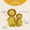 Trixie Knuffel - Mr. Lion - Dieren Pluche - Leeuw - Eerste knuffel voor Baby - 100% biologisch katoen - Klein