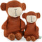 Trixie Knuffel - Mr. Monkey - Dieren Pluche - Aap - Eerste knuffel voor Baby - 100% biologisch katoen - Groot