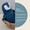 Trixie Knuffel - Mr. Penguin - Dieren Pluche - Pinguin - Eerste knuffel voor Baby - 100% biologisch katoen - Groot
