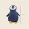 Trixie Knuffel - Mr. Penguin - Dieren Pluche - Pinguin - Eerste knuffel voor Baby - 100% biologisch katoen - Groot
