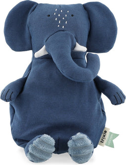 Trixie Knuffel - Mrs. Elephant - Dieren Pluche - Olifant - Eerste knuffel voor Baby - 100% biologisch katoen - Klein