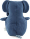 Trixie Knuffel - Mrs. Elephant - Dieren Pluche - Olifant - Eerste knuffel voor Baby - 100% biologisch katoen - Klein