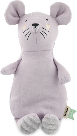 Trixie Knuffel - Mrs. Mouse - Dieren Pluche - Muis - Eerste knuffel voor Baby - 100% biologisch katoen - Klein