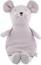 Trixie Knuffel - Mrs. Mouse - Dieren Pluche - Muis - Eerste knuffel voor Baby - 100% biologisch katoen - Groot