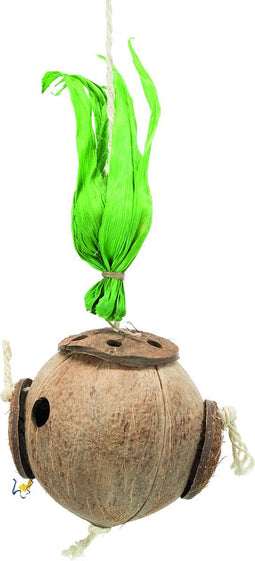 Trixie Kokosnoot Aan Sisaltouw - Vogelspeelgoed - 35 cm