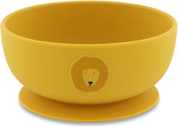Trixie Kom met zuignap - Mr. Lion - Schaaltje - Kinderservies - Voor baby's vanaf 4 maanden - van Siliconen - Geschikt voor de Vaatwasser