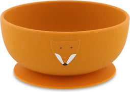 Trixie Kom met zuignap - Mrs. Cat - Schaaltje - Kinderservies - Voor baby's vanaf 4 maanden - van Siliconen - Geschikt voor de Vaatwasser