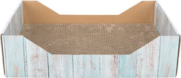 Trixie - Krabmand - Karton - Catnip - Turquoise - 45X33X12 cm