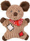 Trixie muis met applicatie stof / jute met geluid 19 cm