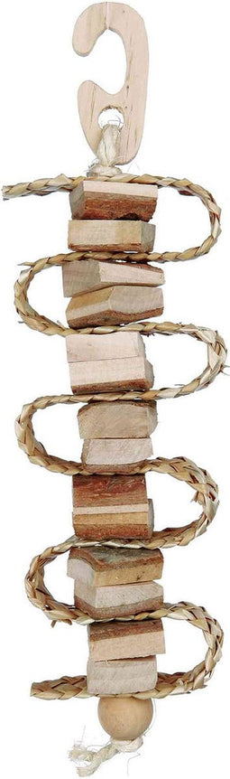 Trixie Natural Living Knabbelhout Met Stroband - Knaagdiersnack - 30 cm