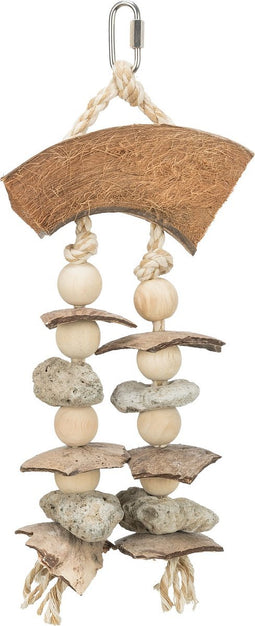 Trixie Natuurspeelgoed Kokosnoot/Schelpen