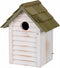 Trixie nestkastje huisje hout wit - Default Title