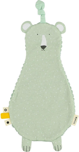 Trixie Platte Fopspeenknuffel Mr. Polar Bear 37 X 16 Cm Groen