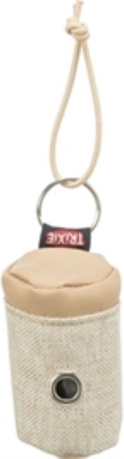 Trixie Poepzakhouder Canvaslook / Kunstleer Met 20 Poepzakjes Assorti