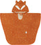 Trixie Poncho - Mr. Fox - 100% Biologisch Katoen - Badcape Kind met Capuchon - Met Leuke Details
