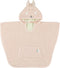 Trixie Poncho - Mrs. Rabbit - 100% Biologisch Katoen - Badcape Kind met Capuchon - Met Leuke Details