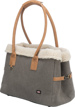 Trixie Rachel Hondentas - Grijs Lichtbruin - 25x40x30 cm - tot 7 kg