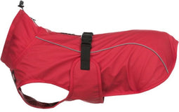 Trixie Regenjas Hond - Vimy - Rood - Ruglengte 55 cm - XXL