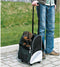 Trixie Reismand Trolley - Kleine Hond en Kat - Zwart Grijs - tot 8 kg - 36 x 27 x 50 cm
