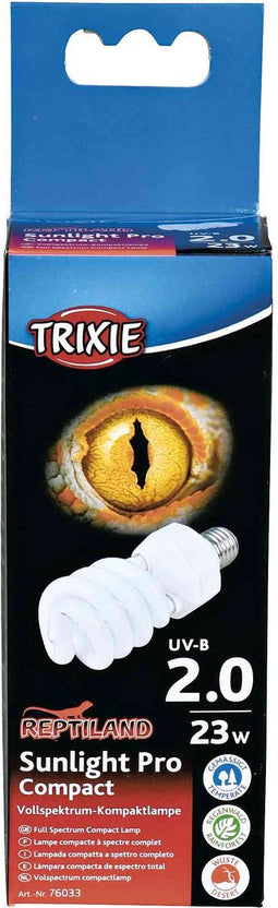 Trixie Reptiland Sunlight Pro Compact 2.0 Uv-B Lamp 23 WATT 6X6X15,2 CM