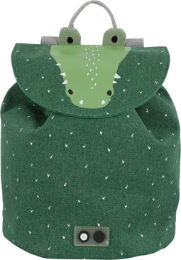 Trixie Rugzak - Mr. Crocodile - Schooltas Waterafstotend - Kleine Rugtas voor Kind - Voor Jongens en Meisjes - Gymtas - Groen