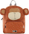 Trixie Rugzak - Mr. Monkey - Schooltas Waterafstotend - Boekentas voor Kind - Voor Jongens en Meisjes - Geschikt als Gymtas - brown