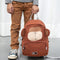 Trixie Rugzak - Mr. Monkey - Schooltas Waterafstotend - Boekentas voor Kind - Voor Jongens en Meisjes - Geschikt als Gymtas - brown