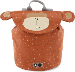 Trixie Rugzak - Mr. Monkey - Schooltas Waterafstotend - Kleine Rugtas voor Kind - Voor Jongens en Meisjes - Gymtas - Bruin