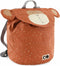 Trixie Rugzak - Mr. Monkey - Schooltas Waterafstotend - Kleine Rugtas voor Kind - Voor Jongens en Meisjes - Gymtas - Bruin